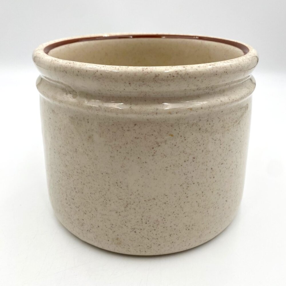 Syracuse China Restaurant Ware Crock Utensil Holder Jar 710 Vintage 1979 USA